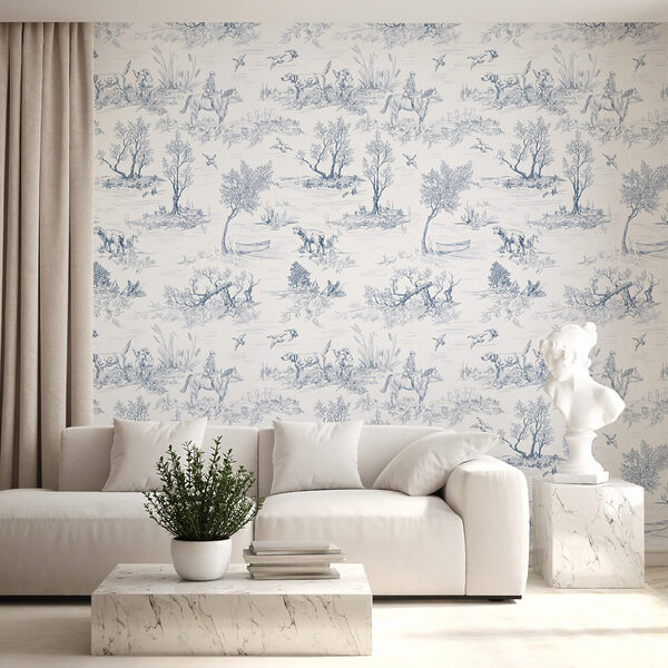 Pattern of trees and birds Pattern of trees and birds