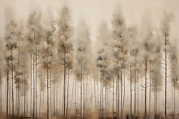 Group of trees in a forest Group of trees in a forest