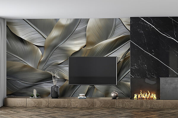 Textured leaves create a unique pattern. Textured leaves create a unique pattern.