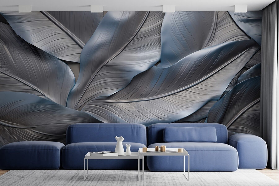 Elegant leaves in smooth texture. Elegant leaves in smooth texture.