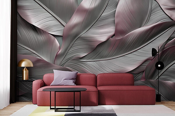 Elegant leaves in soft hues. Elegant leaves in soft hues.