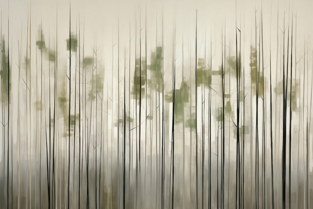 Group of trees in a forest Group of trees in a forest