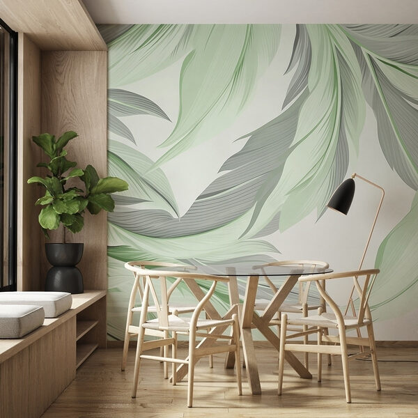 Serene green foliage design Serene green foliage design