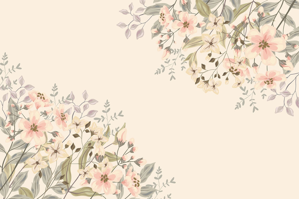 Floral pattern with flowers Floral pattern with flowers