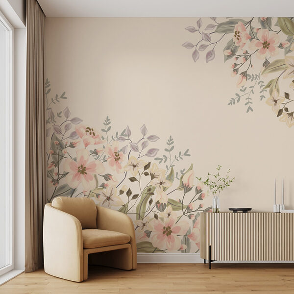 Floral pattern with flowers Floral pattern with flowers