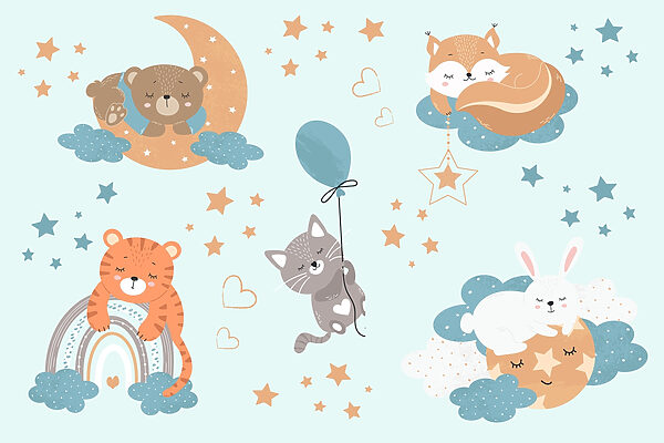 Collection of cartoon animals Collection of cartoon animals