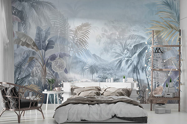 Painting of a jungle Painting of a jungle
