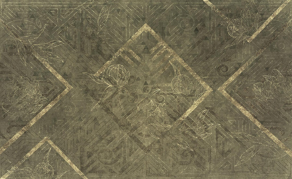 Intricate patterns intertwine with nature