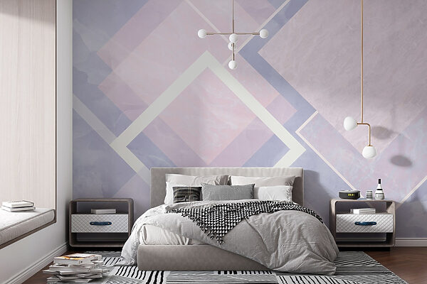 Abstract pastel geometric design composition. Abstract pastel geometric design composition.