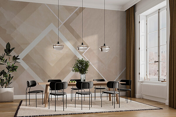 Soft shapes in muted tones. Soft shapes in muted tones.