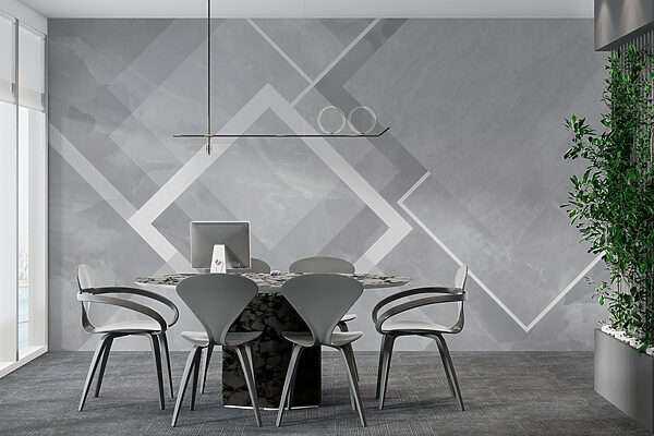 Grey and white background with white squares Grey and white background with white squares