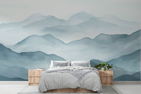 Foggy mountain range Foggy mountain range