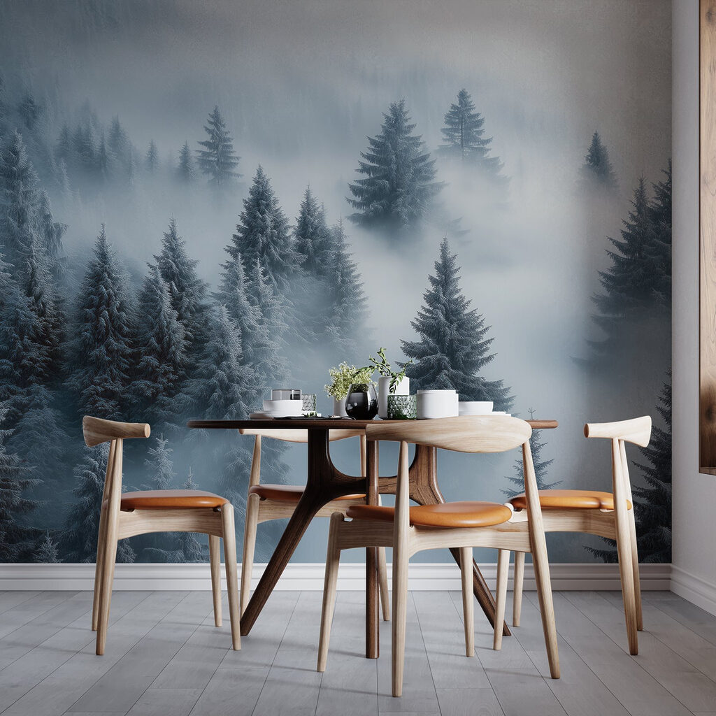 Group of trees covered in snow Group of trees covered in snow