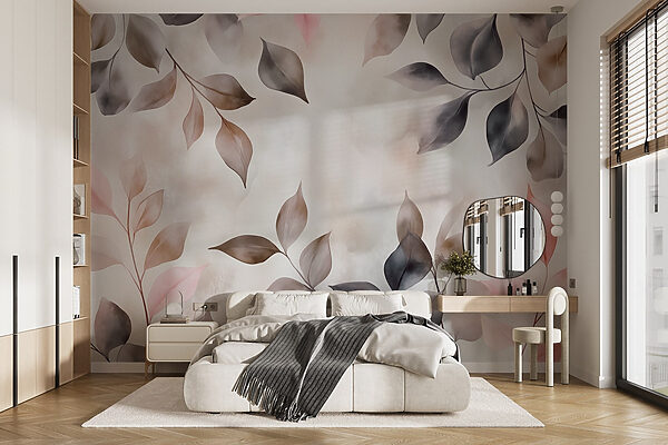 Soft hues dance among gentle leaves. Soft hues dance among gentle leaves.