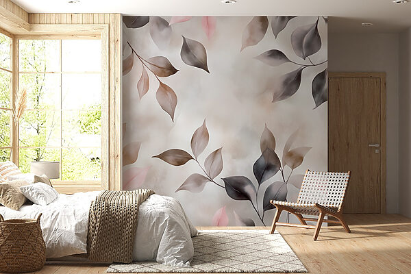 Soft hues dance among gentle leaves. Soft hues dance among gentle leaves.