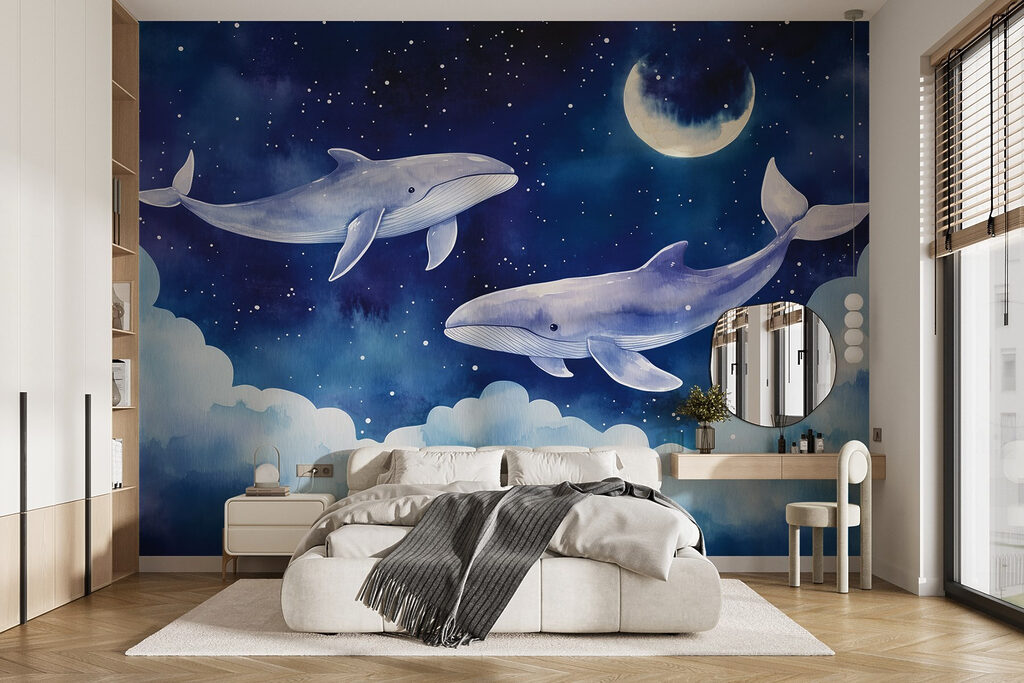 Two whales in the sky Two whales in the sky