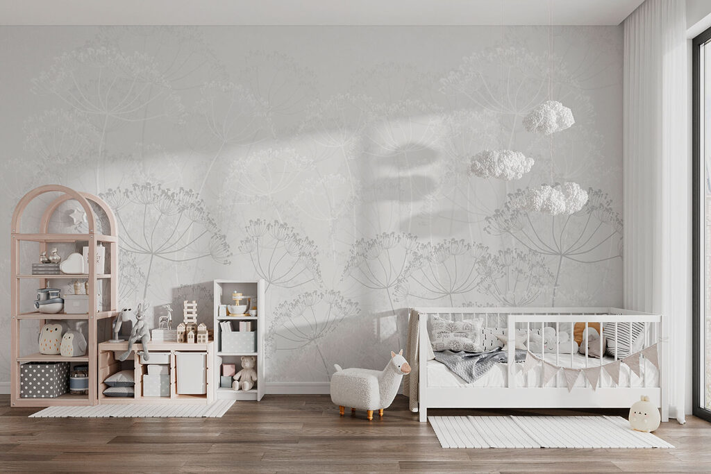 White flower pattern