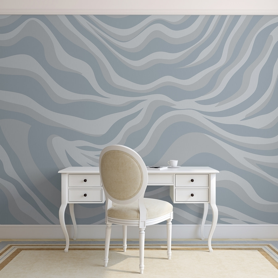 White and grey striped background