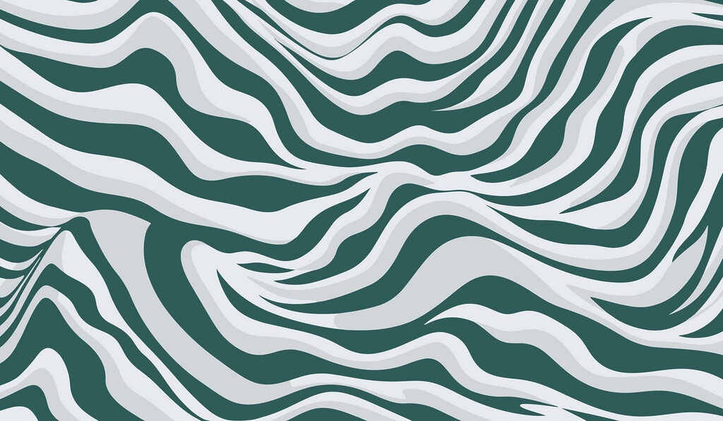 Green and white striped pattern Green and white striped pattern