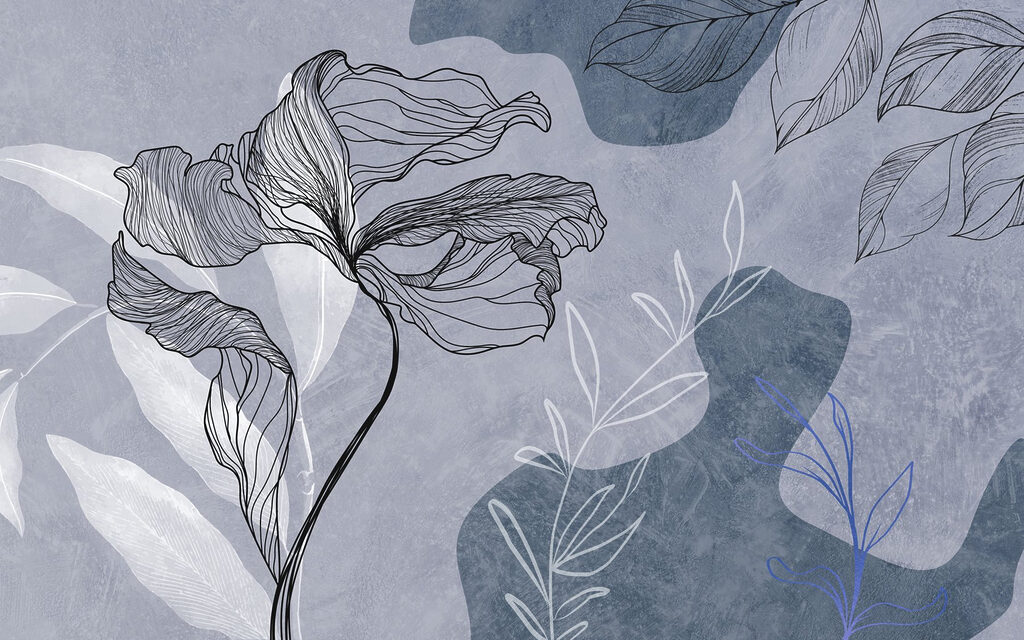 Drawing of a flower Drawing of a flower