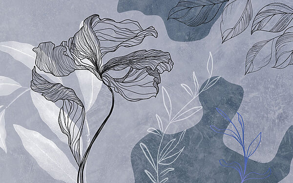 Drawing of a flower Drawing of a flower