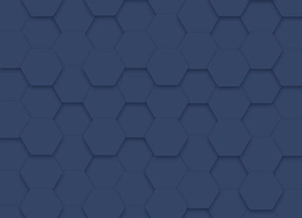 Blue hexagons on a surface Blue hexagons on a surface