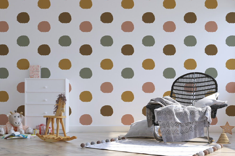 Pattern of colorful dots