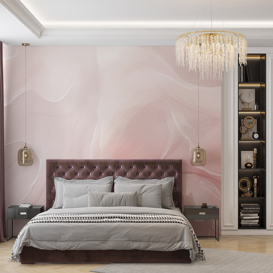 Soft curves in gentle hues. Soft curves in gentle hues.