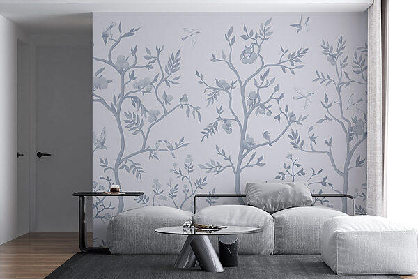 Wallpaper with birds and trees Wallpaper with birds and trees