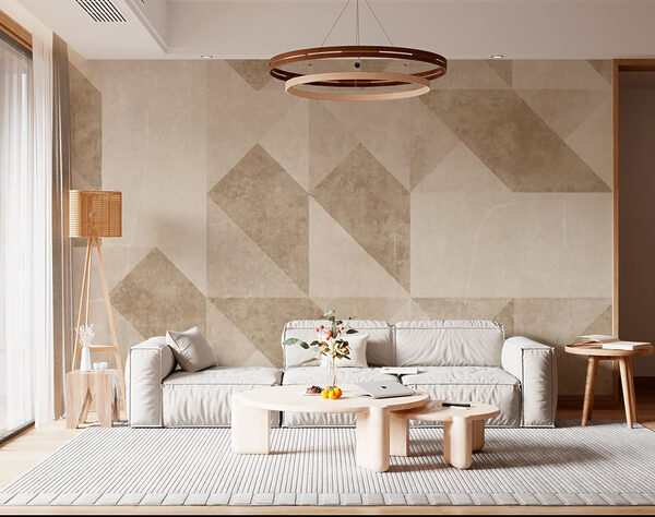 Muted geometric pattern in soft tones Muted geometric pattern in soft tones