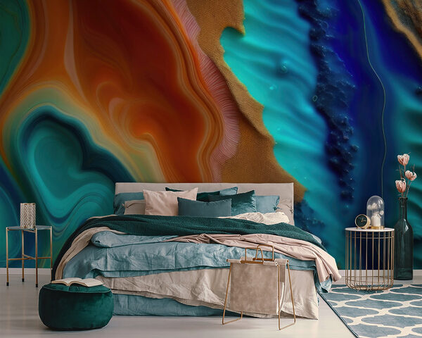 Mesmerizing waves of color and texture Mesmerizing waves of color and texture