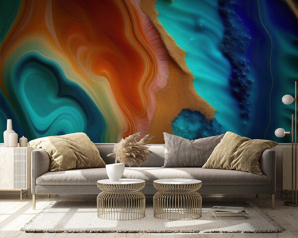 Mesmerizing waves of color and texture Mesmerizing waves of color and texture