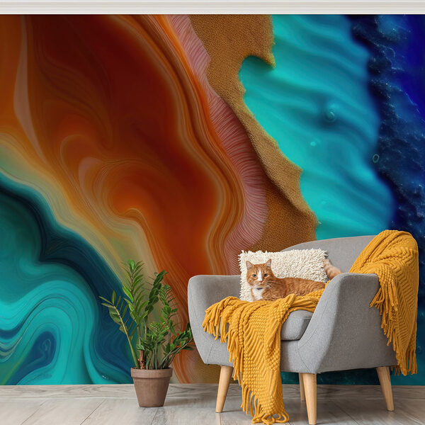 Mesmerizing waves of color and texture Mesmerizing waves of color and texture