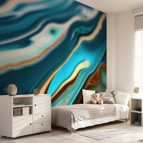 Fluid patterns in vibrant hues Fluid patterns in vibrant hues