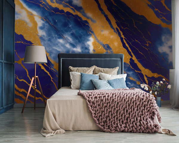 Beautiful blue and orange patterns. Beautiful blue and orange patterns.