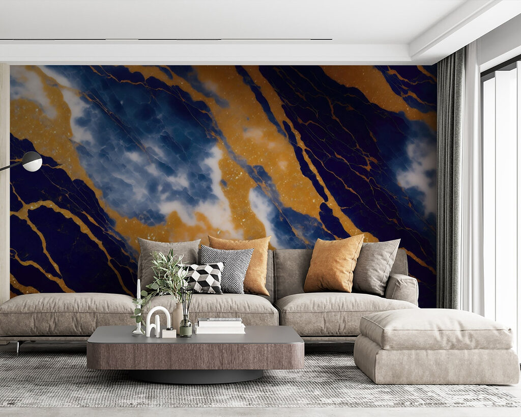 Beautiful blue and orange patterns Beautiful blue and orange patterns
