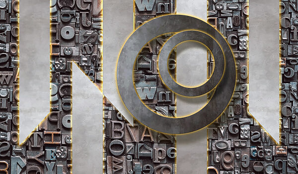 Group of letters on a wall Group of letters on a wall
