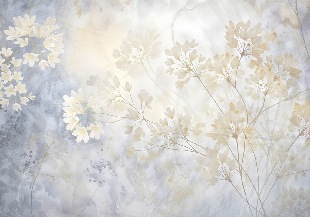 Soft blooms on a gentle backdrop Soft blooms on a gentle backdrop