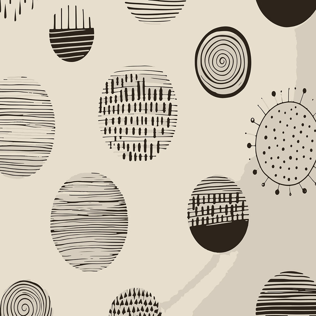 Pattern of circles and lines Pattern of circles and lines