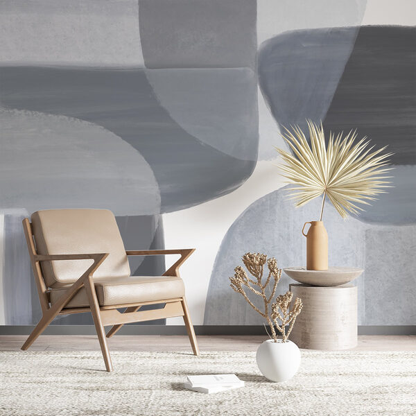 Grey and white art Grey and white art