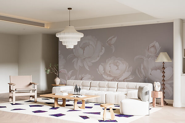 Wallpaper with flowers Wallpaper with flowers