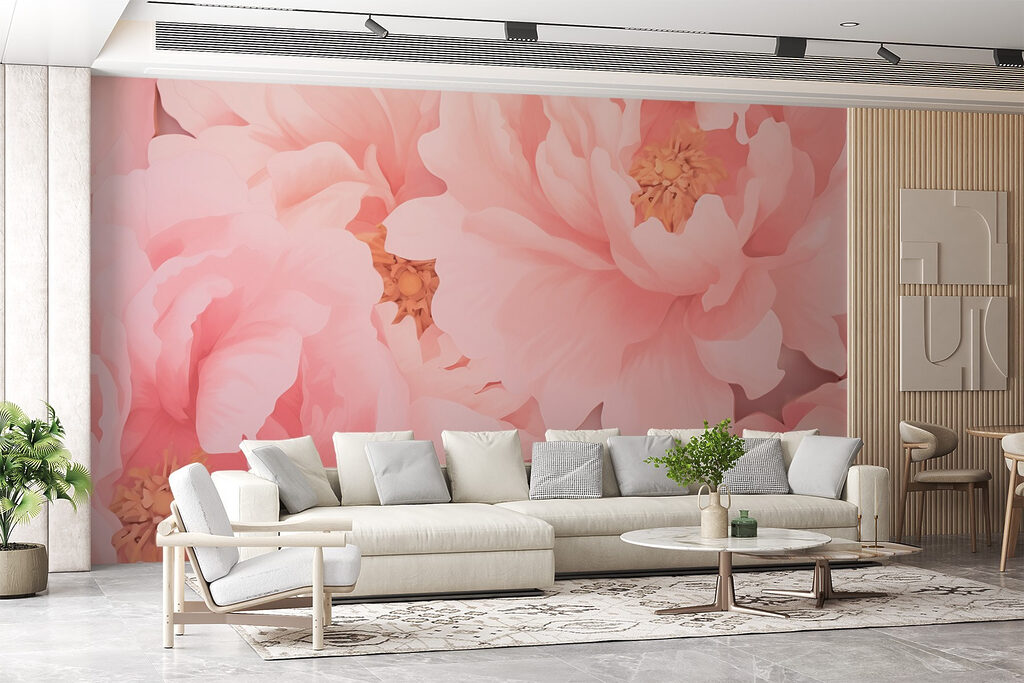 Soft petals in gentle hues