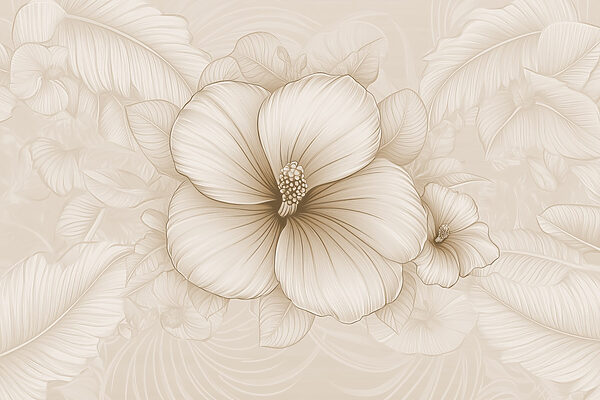 Soft blooms on a delicate background Soft blooms on a delicate background
