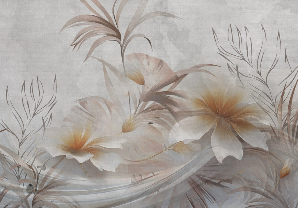 Elegant floral design with soft hues Elegant floral design with soft hues
