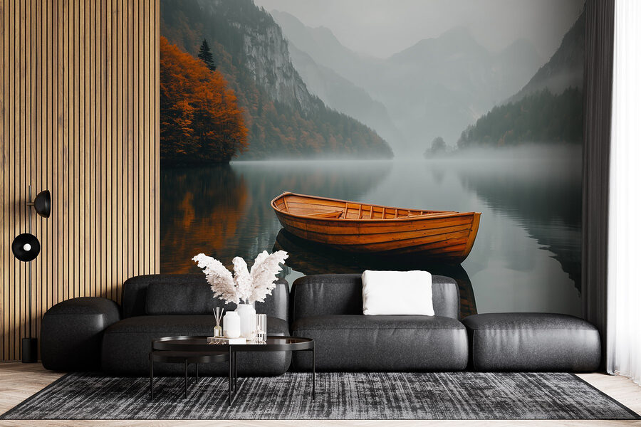 Boat on a lake