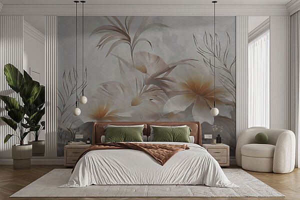 Elegant floral design with soft hues Elegant floral design with soft hues