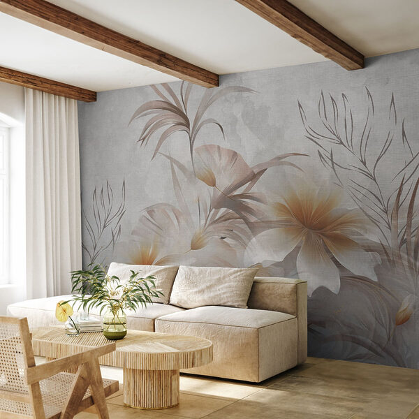 Elegant floral design with soft hues Elegant floral design with soft hues