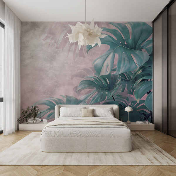 Lush greenery in soft hues. Lush greenery in soft hues.