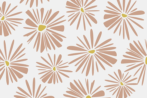 Pattern of flowers on a white background Pattern of flowers on a white background