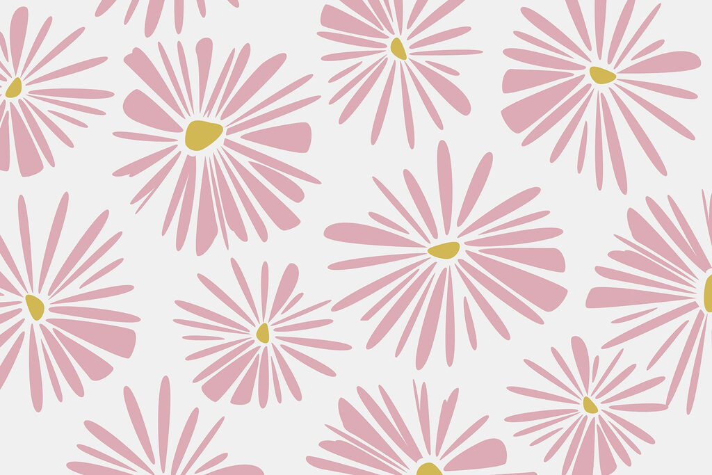 Pattern of pink flowers Pattern of pink flowers